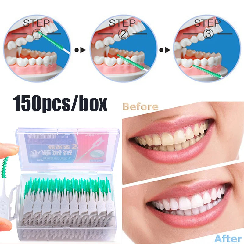 200Pcs Dental Floss Water Pick Dental Dentistry Beauty Health Dental Products Tooth Pick Interdental Brushes Dental Supplies