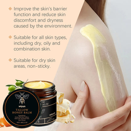 Beef Tallow Cream Remove Dark Spots Melanin Brightening Firming Tightening Repair Anti Sagging Dryness Moisturizing Body Lotion