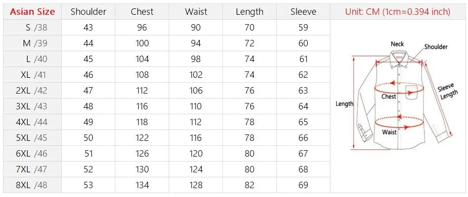 Men's Shirt Long Sleeve Solid Basic Formal Dress Shirts Comfortable Business Social Standard-fit Easy-care Office Shirt S-5XL