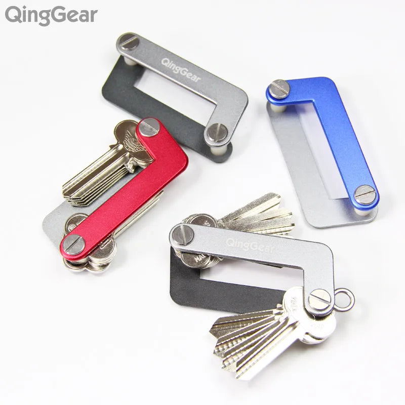 QingGear OKEY Advanced Key Organizer Travel Key Kits Light Weight Quickly and Easily Open door key Holder folder keys bar Tool