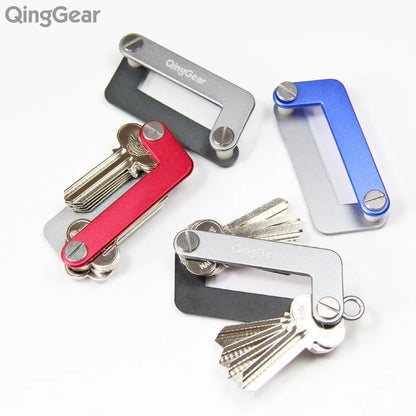 QingGear OKEY Advanced Key Organizer Travel Key Kits Light Weight Quickly and Easily Open door key Holder folder keys bar Tool