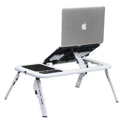 Laptop desk Multifunctional notebook computer table stand-type folding computer table USB cooling bed notebook computer stand