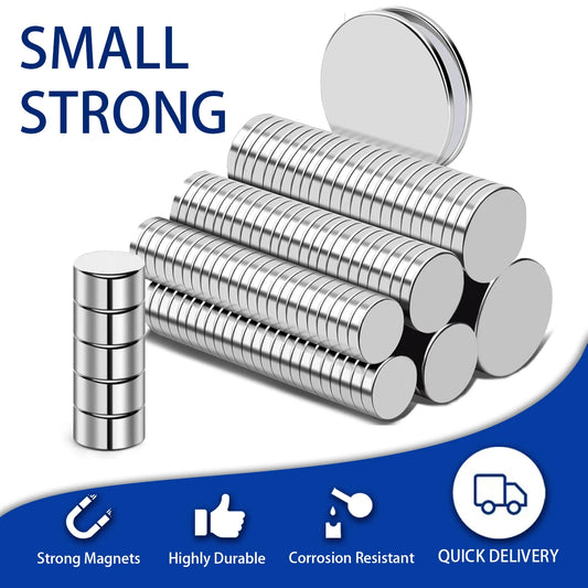 Super Powerful Magnets Strong Disc Magnets for Fridge, DIY, Building, Scientific, Craft, Education, 5x2 6x2 8x2 10x2 12x2 15x2