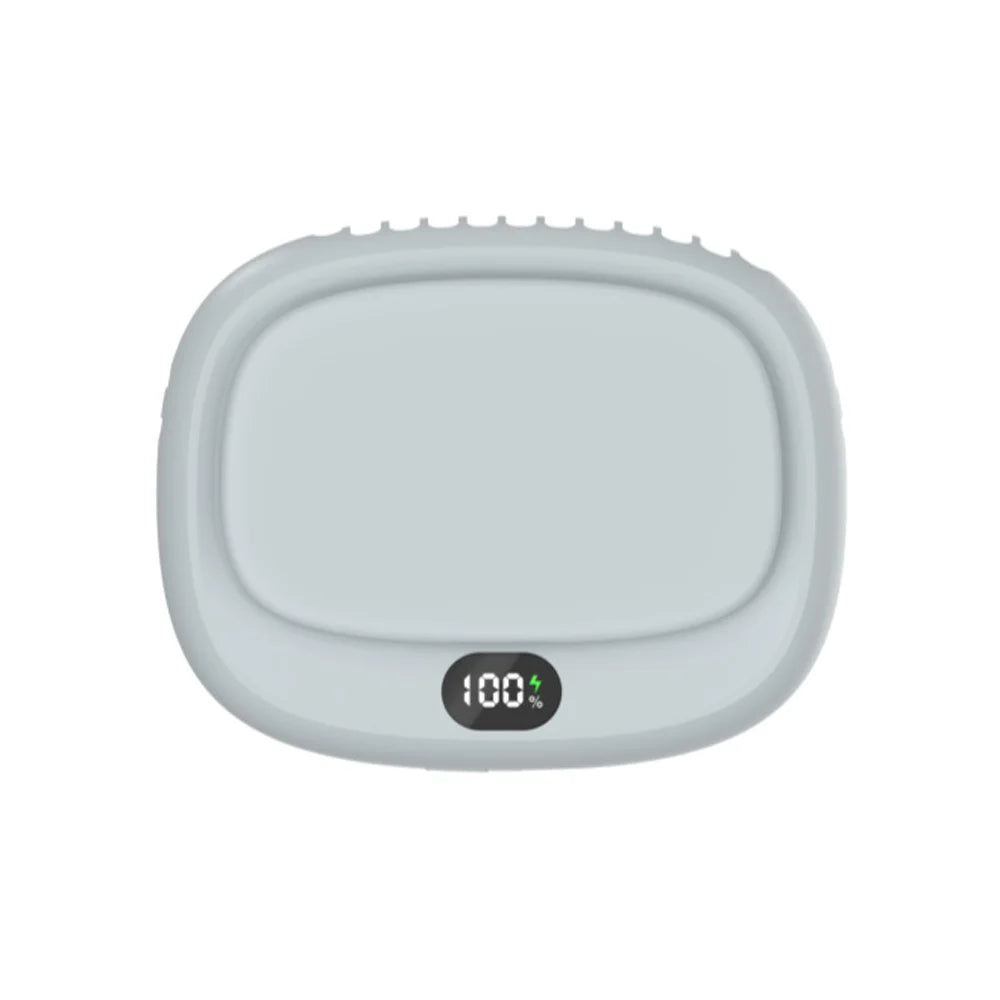 Portable Neck Fan Mini Waist Fan USB Rechargeable Bladeless Portable Hanging Neck Fan Wireless Waist Clip Fan for Outdoor Travel