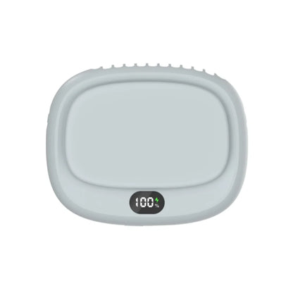 Portable Neck Fan Mini Waist Fan USB Rechargeable Bladeless Portable Hanging Neck Fan Wireless Waist Clip Fan for Outdoor Travel