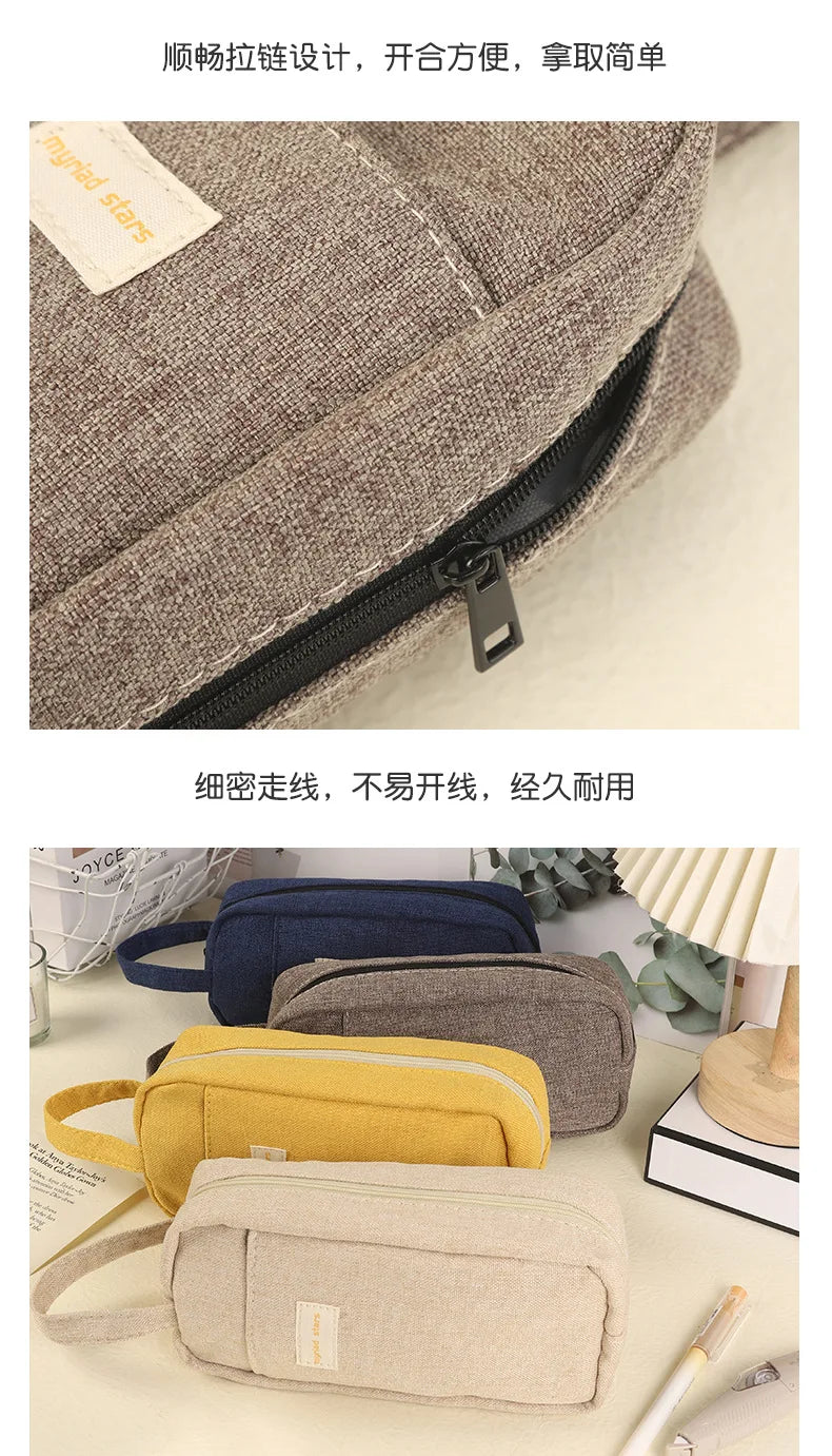 Large Capacity Pencil Case School Supplies Pen Case Estuches Escolar Pencilcase Kalemlik Trousse Kawaii Stationery pencil pouch