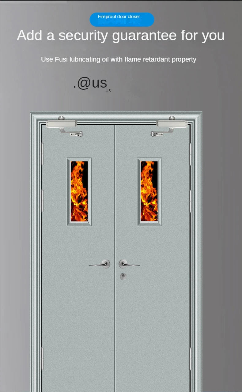 Door closer home push-pull unit door door close artifact fireproof anti-theft door hydraulic automatic buffer silent door closer