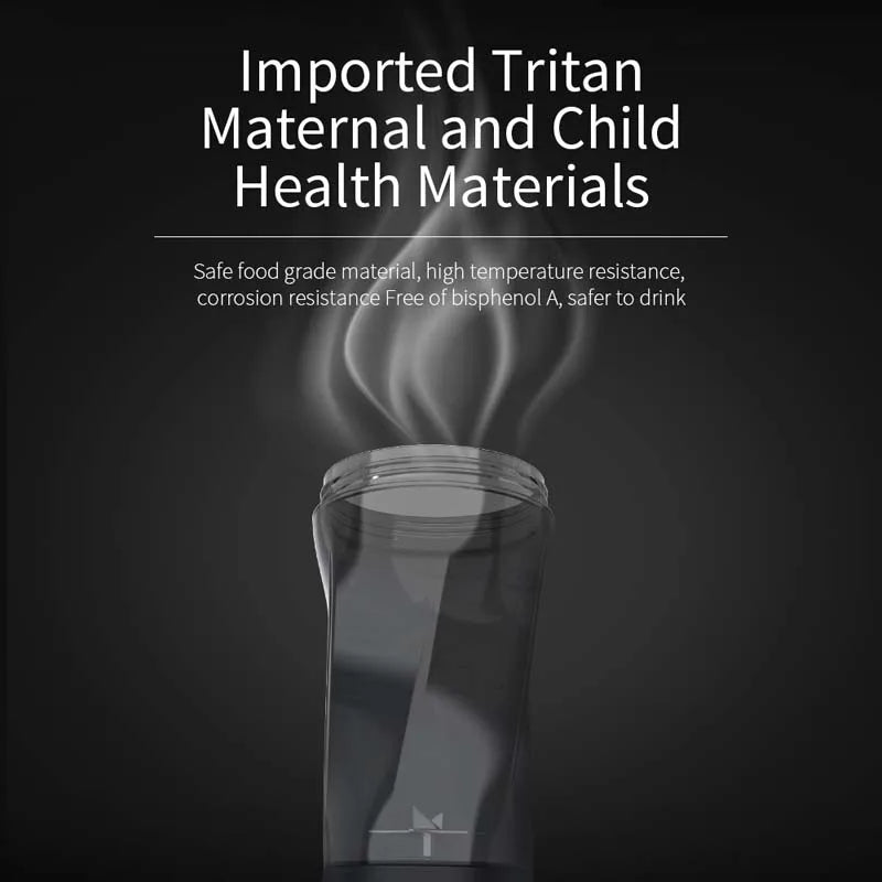 Portable Blender Mini Mixer Electric Juicer Machine Fresh Fruit Juice Blender for Travel Kitchen with 6 Blades