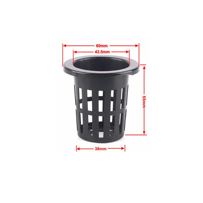 Hydroponic Basket 10pcs Plant Containers Grow Pots High Quality Round Shape Heavy Duty Net Cups Indoor and Outdoor Home Supplies