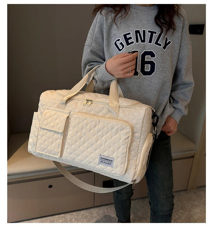 Fashion Travel Bag Handbags Large Capacity Carry On Luggage Bags Men Women Shoulder Outdoor Tote Waterproof Sport Gym Bag