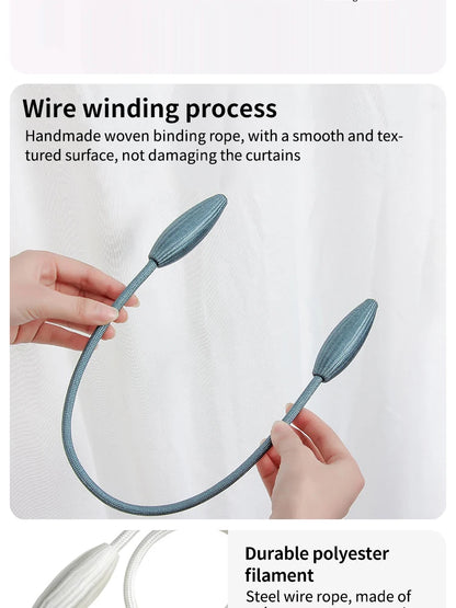 Curtain Buckle Tie Downs No Punch Curtain Tie Downs Curtain Clips Curtain Accessories Simple Curtain Buckle Tie Downs 2pcs