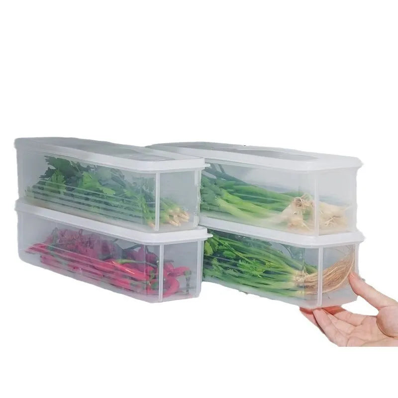 HealthyFoodStorageContainers Plastic Food Containers with Removable Lids Stackable Portable Trays for Fruits Vegetables and Meat