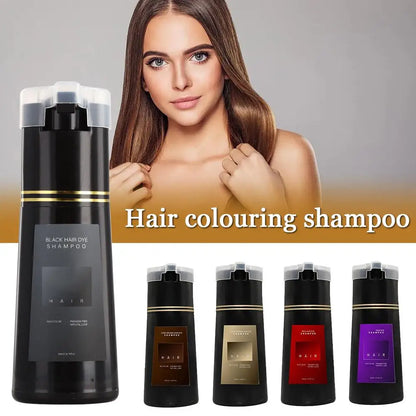Nova Hair Dye Shampoo, Nova Hair Instant Dye Shampoo, Trynova Hair Shampoo, Hair Color Shampoo For Women And Men 200ml W1B4
