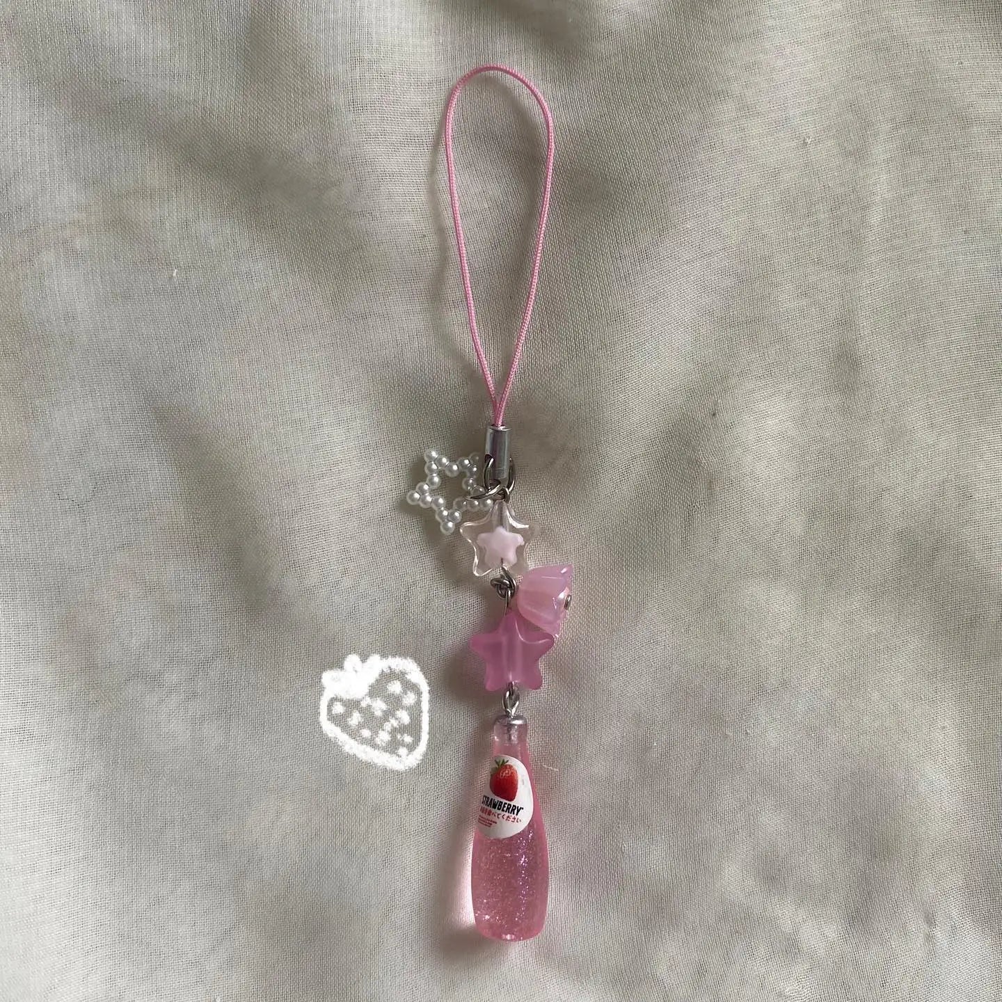 fruit Phone Charm Accessories phone charm cute phone strap customized Y2K