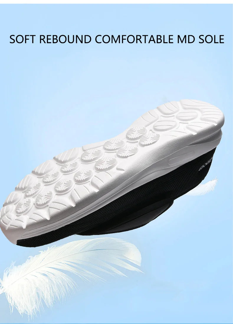 Diabetic Shoes for Men Wide Width Walking Shoes Slip-On Orthopedic Shoes for Swollen Feet Foot Pain Relief Cushion Sneakers