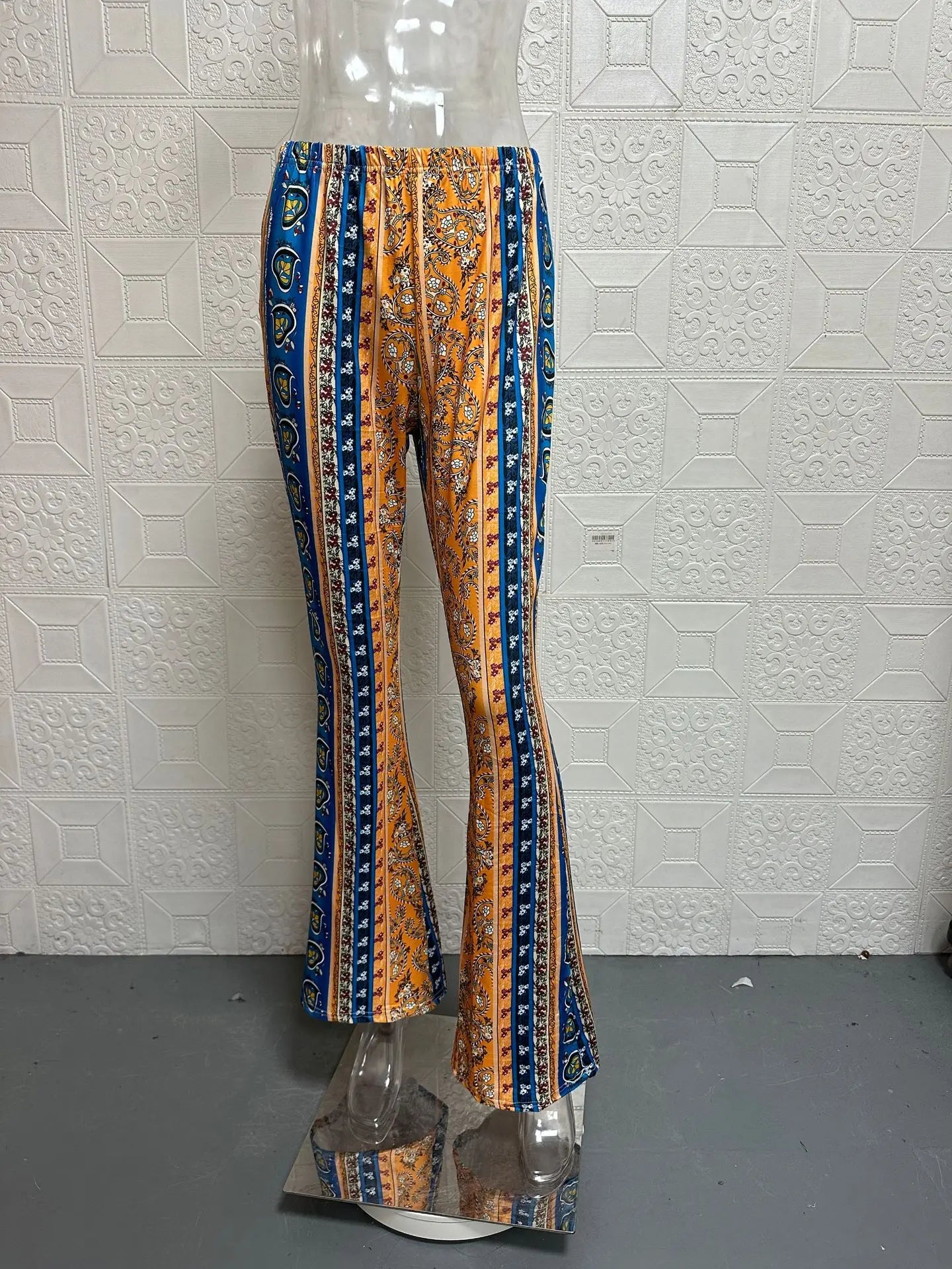 Womens Boho Pants Flare Leggings Hippie Harem Pants Yoga Pants Comfy Bohemian Flowy Hippie Clothes Trousers Bottom Palazzo Pants