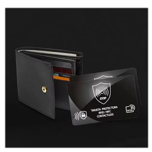 A99E-Anti-Theft RFID Blocking Card Holder 30Pcs NFC Shield Case IC Bank Card Protection Secure Wallet Blocker