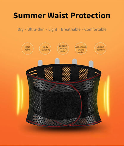 Lumbar Support Back Brace for Lower Back Pain,Back Brace for Men and Women,Back Support Belt with Dual Adjustable Straps