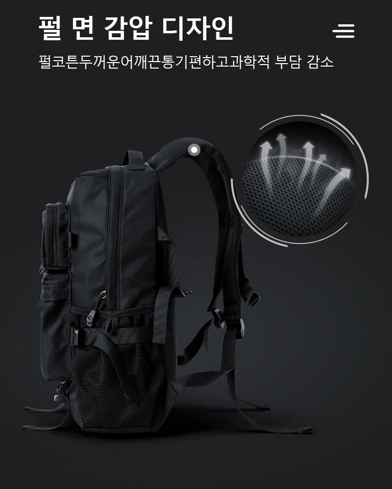 Laptop Backpack for Men, Light Weight Casual Daypack, Large Space Waterproof Travel Backpack, School Bookbag for Teenage