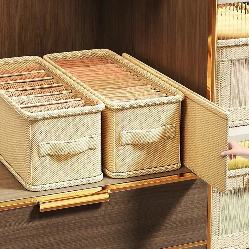 Sports Bra Underwear Organizer Storage Box Panties Socks Storage Boxes Wardrobe Clothes Organizer Cabinet Drawers Separator Box