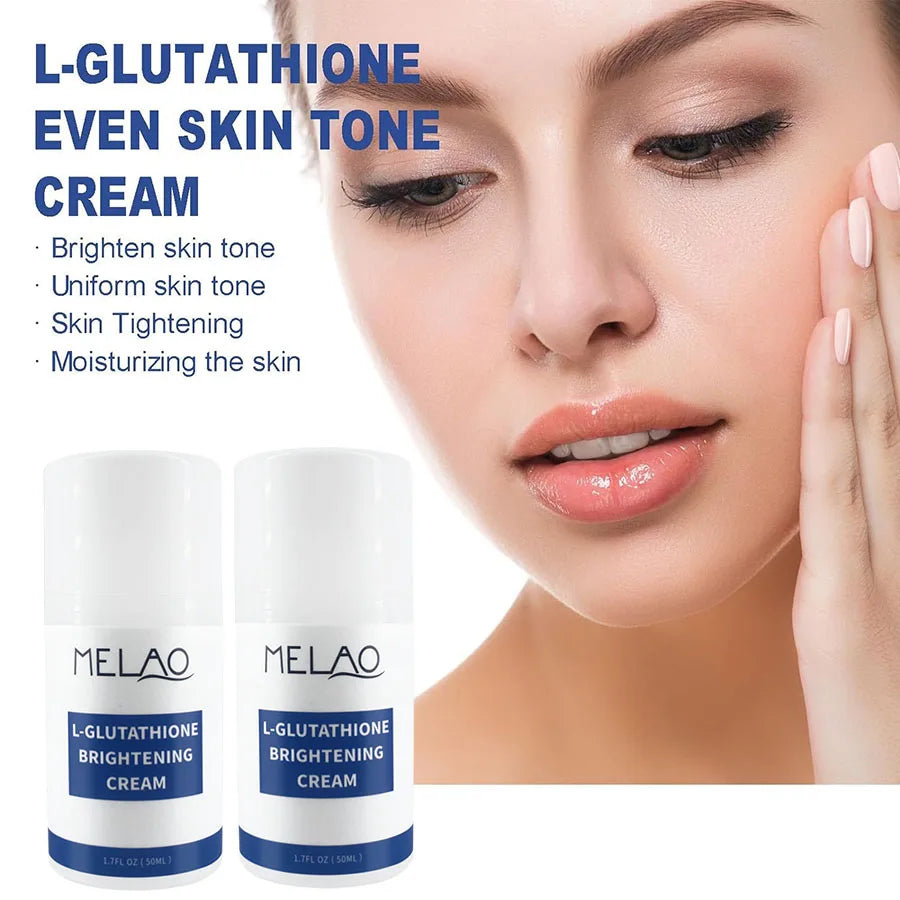 MELAO Glutathione Hyaluronic Acid Tone Up Cream Long lasting Hydrate moisture through Hyaluronic Acid