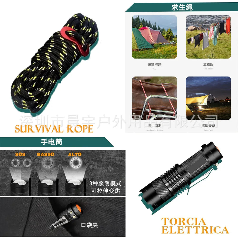 Outdoor Gear Emergency Kits Car Survival First Aid Kit Full Set Molle Camping Hiking Trauma Bag First Aid Kit Outdoor IFAK Edc