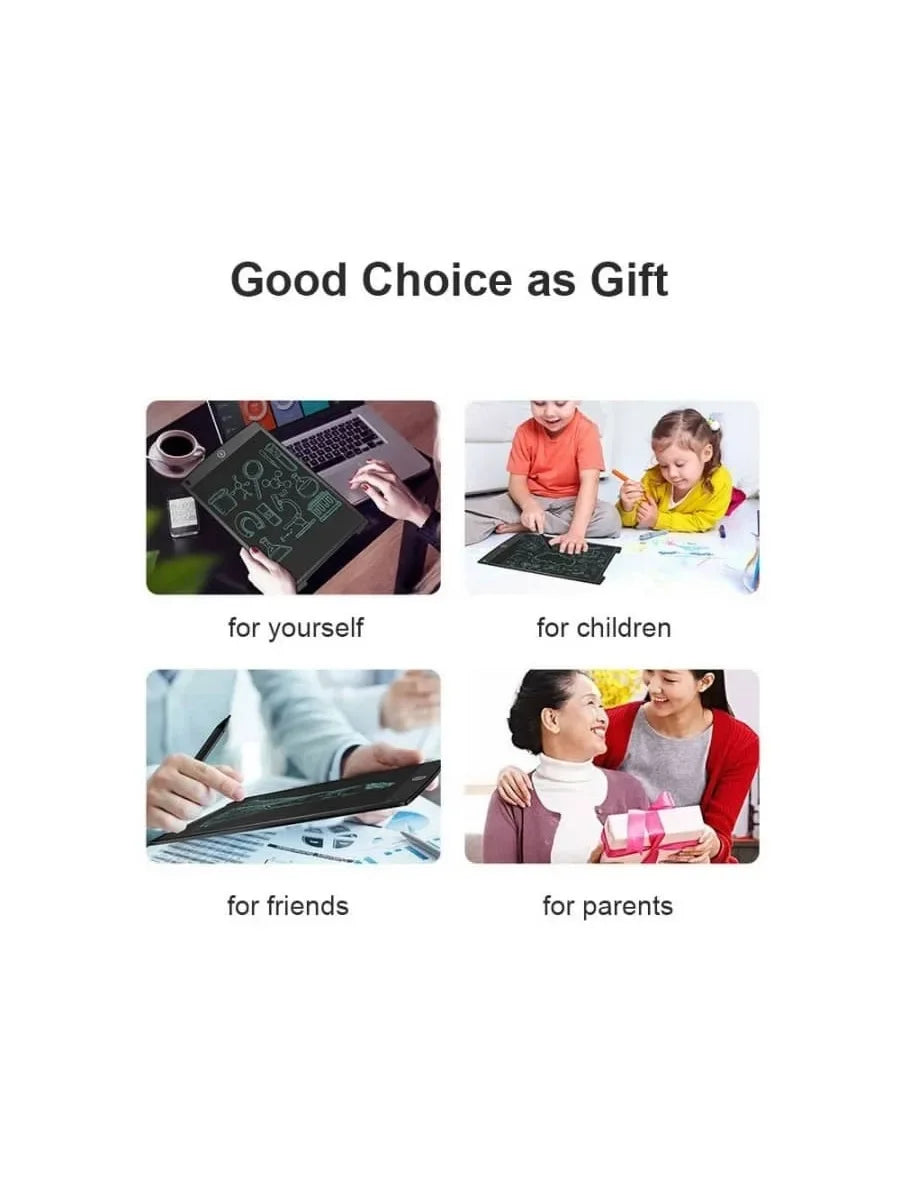 12Inch LCD Drawing Tablet Portable Digital Pad Writing Notepad Electronic Graphic Board Notes Reminder with Stylus Pen