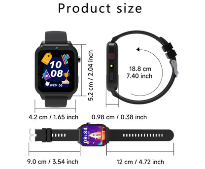 2025 New Smart Watch For Children HD Touch Screen Camera 18 Games Sleep Monitoring Alarm Clock Calculator Birthday Gift Boy Girl