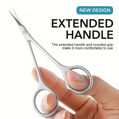 Manicure Scissors for Nail Care Stainless Steel Handle Cuticle Nipper Dead Skin Removal Scissors Beauty Tool