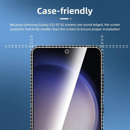 1/4Pcs Screen Protectors for Samsung Galaxy S23FE 5G Tempered Glass