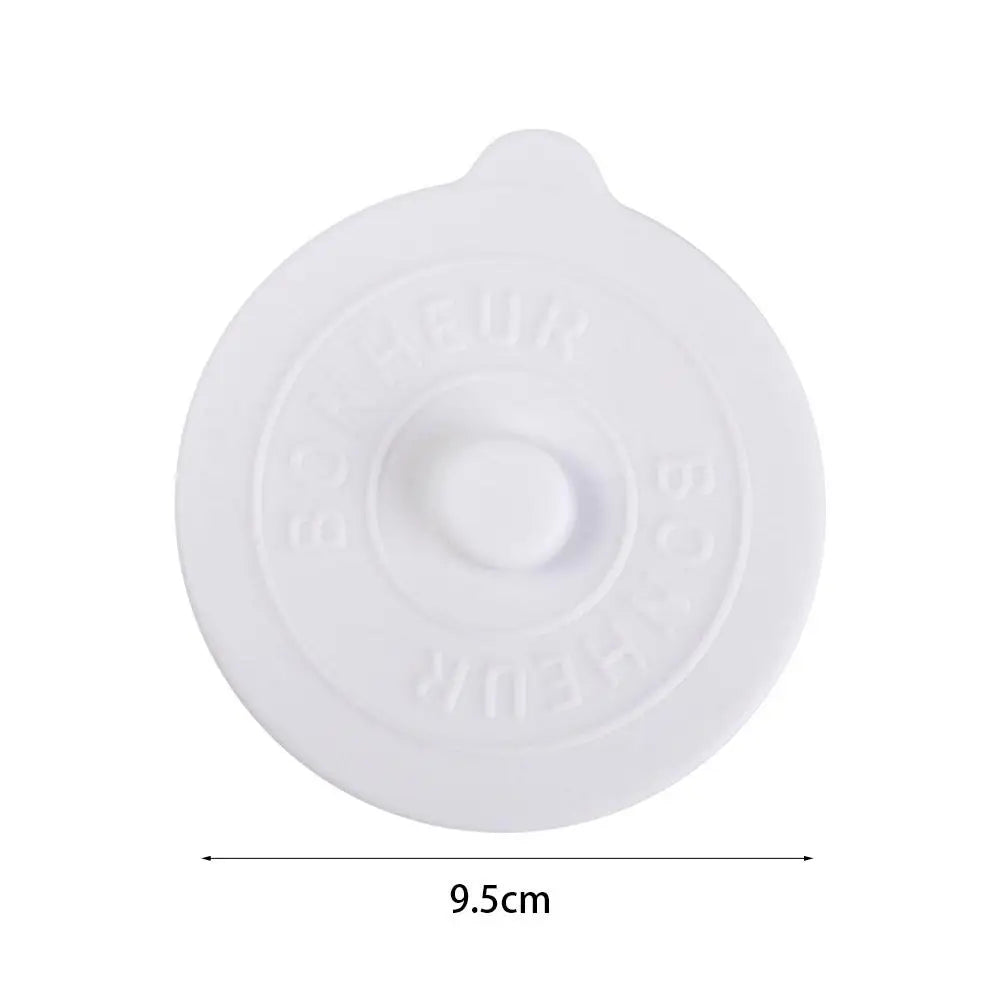 Mugs Lid With Convex Handle Silicone Glass Cup Cover Round Heat-Resistant Cup Lid Dustproof Universal Mug Sealed Cap Pantry