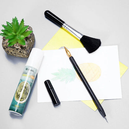 4 Pcs Scratch Painting Tool Wooden Stylus Pen Supplies Craft Kit Drawing Instruments Teaching Tools Educational Equipment