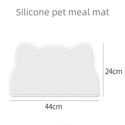 Silicone Pet Feeding Dog Cat Bowl Food Mat Non-Stick Waterproof Pet Food Feeding Pad Puppy Feeder Tray Water Cushion Placemat