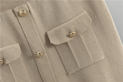 Elegant Office Sweaters Tops+slim High Waist Knitwear Skirts 2 Piece Sets Women New Streetwear Tracksuit Korean Fashion Autumn