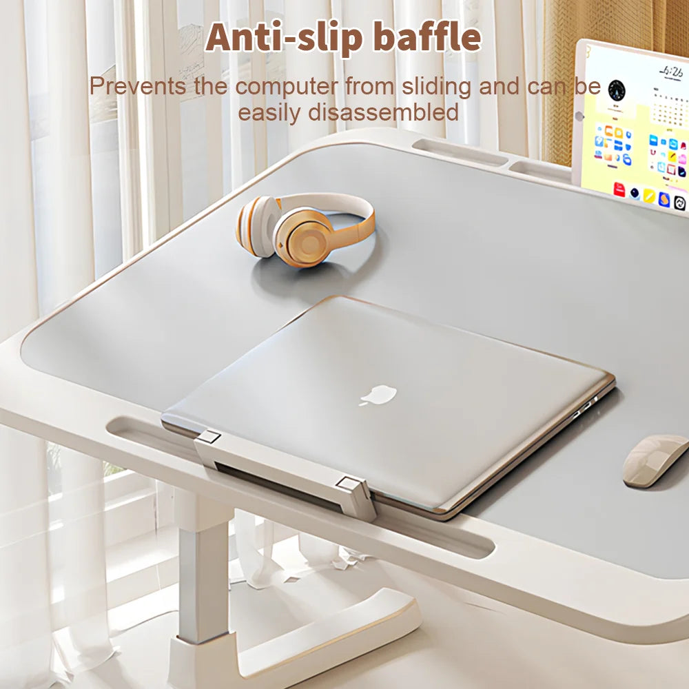 Foldable Laptop Table Liftable Laptop Small Desk Board Portable Laptop Standing Desk Children Adjustable Study Desks