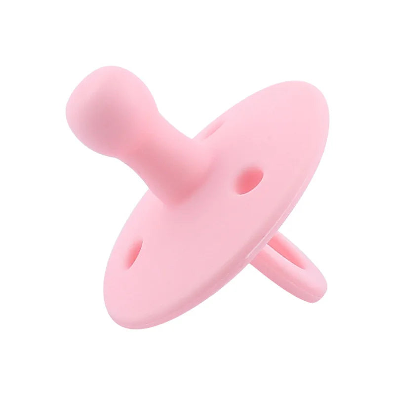 Baby Silicone Pacifier Newborn Infant Chewing Supplies Nipple Dummy Soft Teether Toy Food Grade Silicone Nursing Accessories