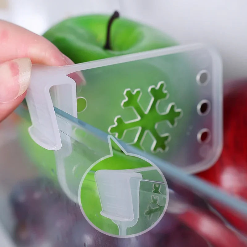 Plastic Fridge Separator Refrigerator Shelf Dividers Clip Extendable Partition Kitchen Bottles Shelves Home Organization Tools