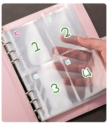 100 Envelope Cash Savings Challenge, Saving Challenge Envelop Book, Budget Envelope Financial Assistant, A5 Size Cash Binder