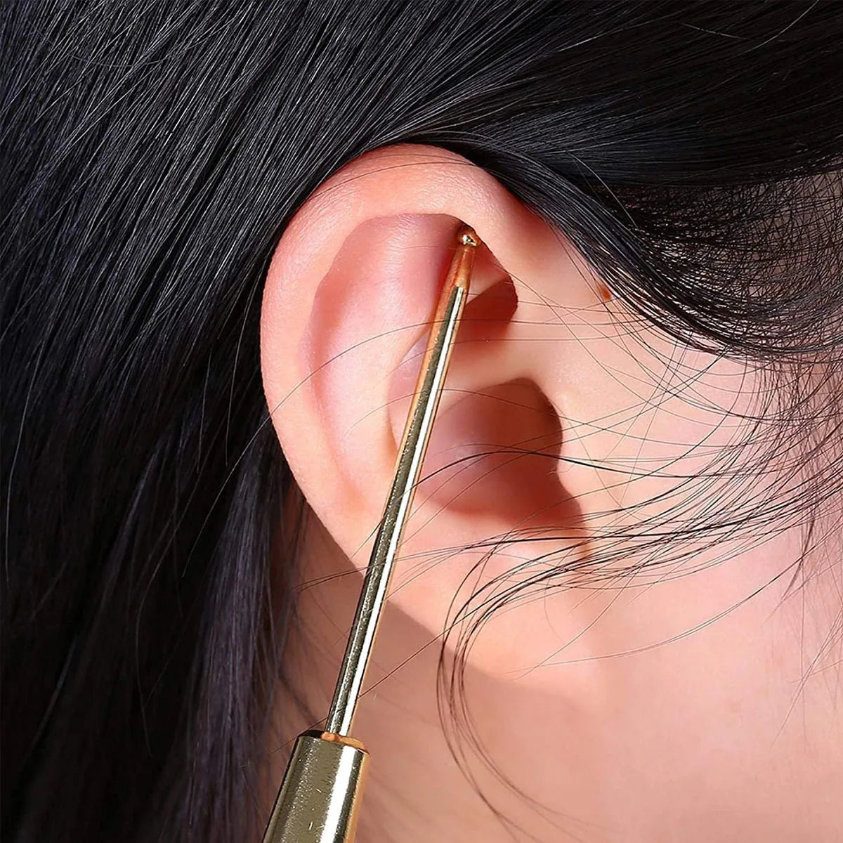 Multifunction Face Roller Painless Micropin Skincare Manual Massager Arms Neck Massage Roller Ear Acupoints Probe Beauty Tool