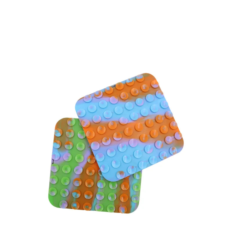 Silicone pet slow food plate for licking pets dog bath for distraction dog suction cup for food training dog