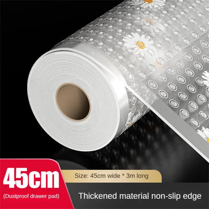 1 Roll Waterproof Pad Shelf Drawer Liner Cabinet 3/5M Non Slip Oil Proof Shoes Cabinet Mat Moistureproof Kitchen Table Mat
