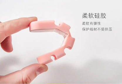 MOHAMM 1 Piece Cute Cable Organizers Holder Clips for Desktop Cord Organizers Management Office Home