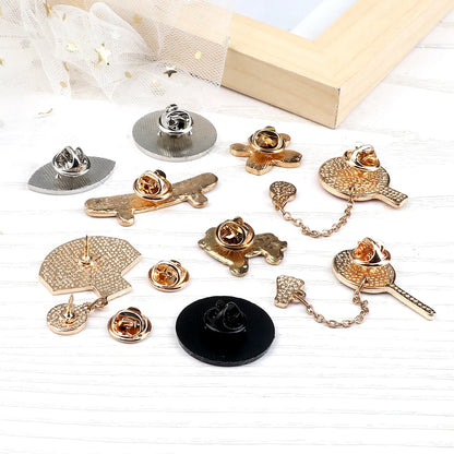 All Love Sports!Healthy Lifestyle Enamel Pins Rugby Basketball Soccer Bowling Brooches Roller Skates Badge Shirt Hat Bag Jewelry