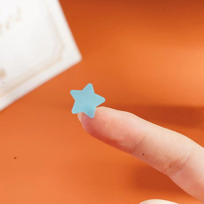 40pcs Colorful Star-Shaped PE Pimple Patches - Cute and Invisible Pimple Cover Stickers for Pimple Removal