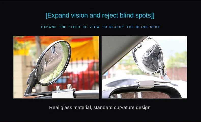 2pcs/set car blind spot mirror Auto Side Convex mirrors Wide Angle Round Car Vehicle Rear View miroir