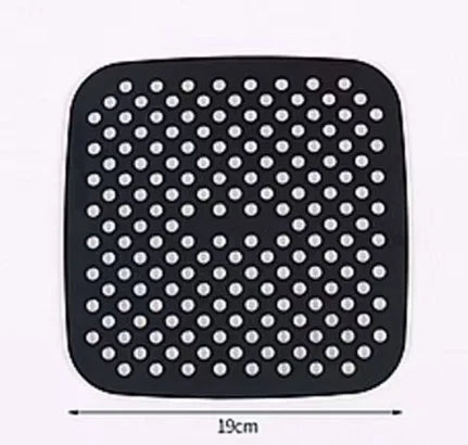 Air Fryer Silicone Pot Thick Reusable Silicone Square Air Fryer Liners Replacement of Parchment Liner Paper Air Fryer Basket