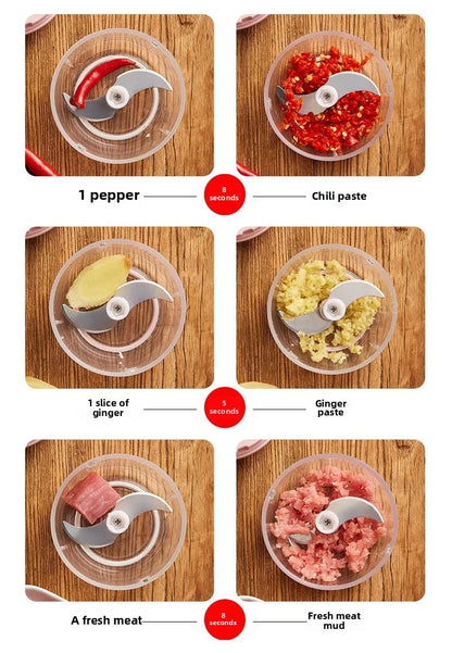 Portable Electric Garlic Chopper 100ml 250ml USB Vegetable Grinder Kitchen Garlic Masher Food Processor Tool