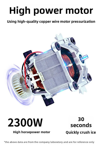 Wholesale 2L Blender for Business Household Smoothie Maker 23000r/min Stainless Steel Blade Restaurant Ice Blender Easy-Clean