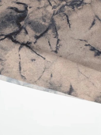 Tangada 2024 Women Print Pleated Mesh Dress Long Sleeve Sexy Famle Stand Collar Maxi Dresses 3H406