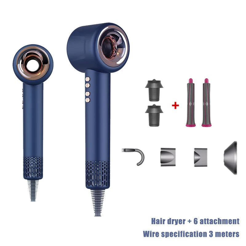 Professional Hair Dryer Super Hair Dryer 220V Leafless Hair dryers Home Curling Iron Salon Hair Styler Blow Drier